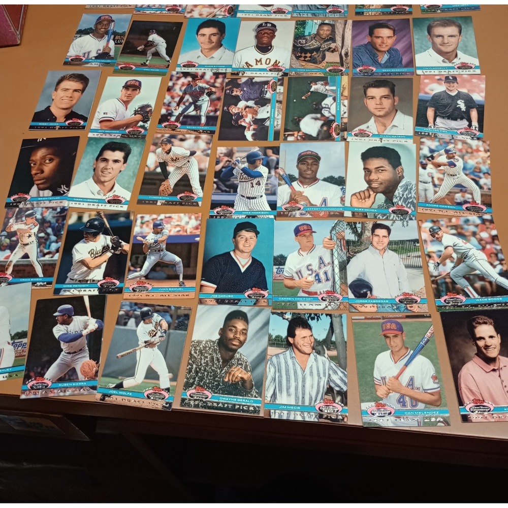 1991 Topps Stadium Club Special Stadium Set Baseball Cards Manny Ramirez Rookie
